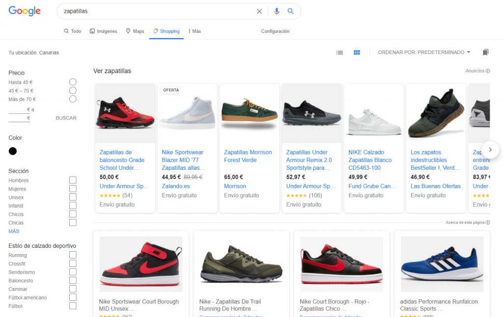 google shopping